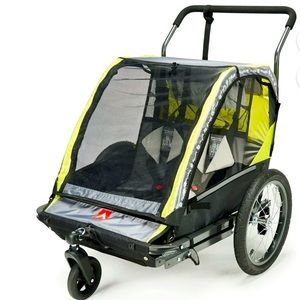 Allen Sports Deluxe 2-Child Bicycle Trailer & Stroller (used a couple of times)